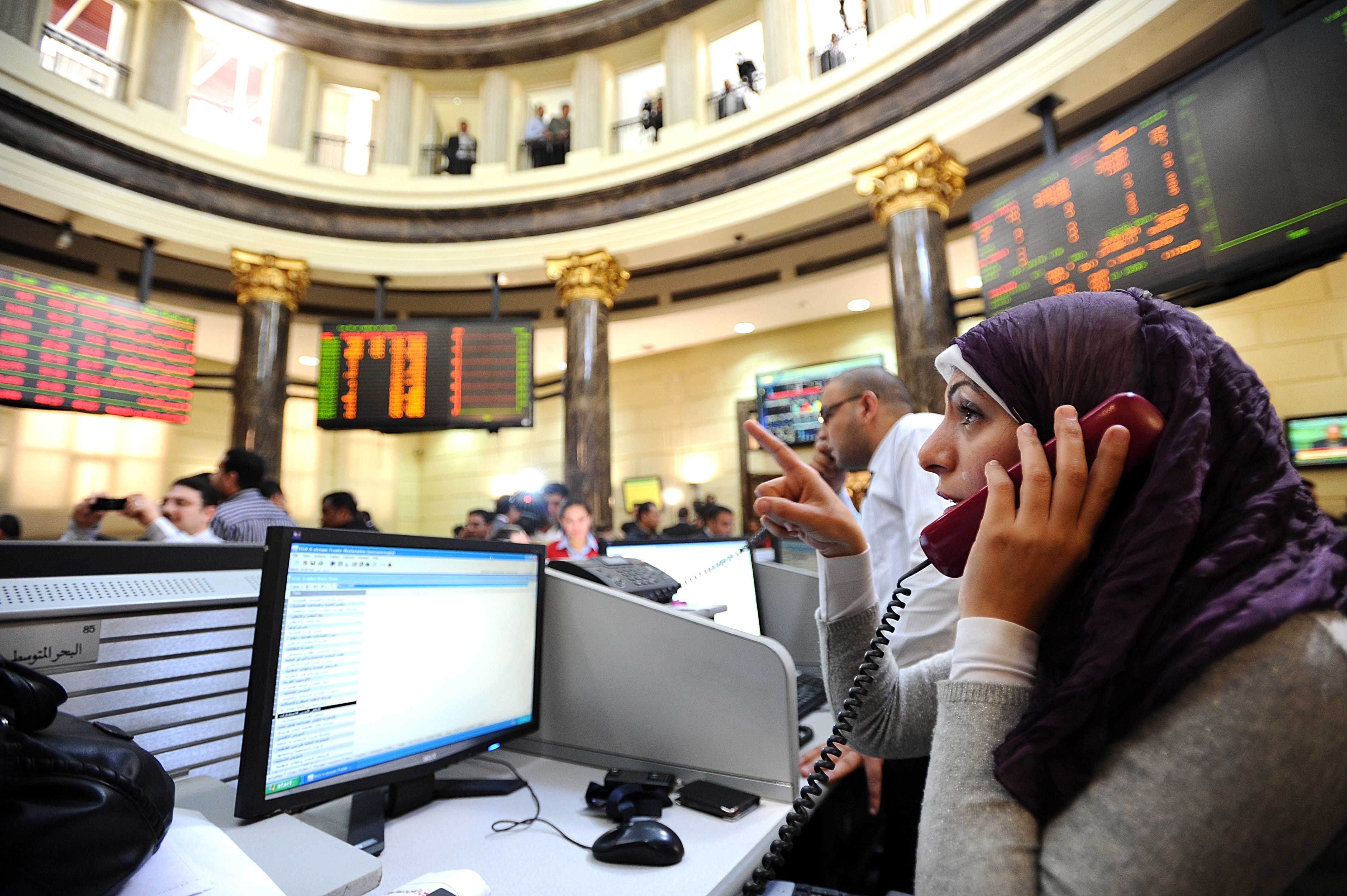 البورصة المصرية تربح 1.7 مليار جنيه بختام تعاملات جلسة اليوم