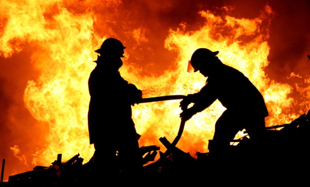 السيطرة على حريق هائل بمطعم في ديرب نجم