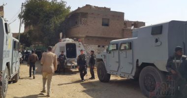 تبادل إطلاق نار بين قوات الأمن وعناصر خطرة بقرية أبو نجاح